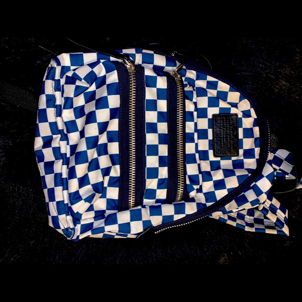 Marc jacobs checkered backpack